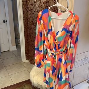 Multi Color Dress Size L